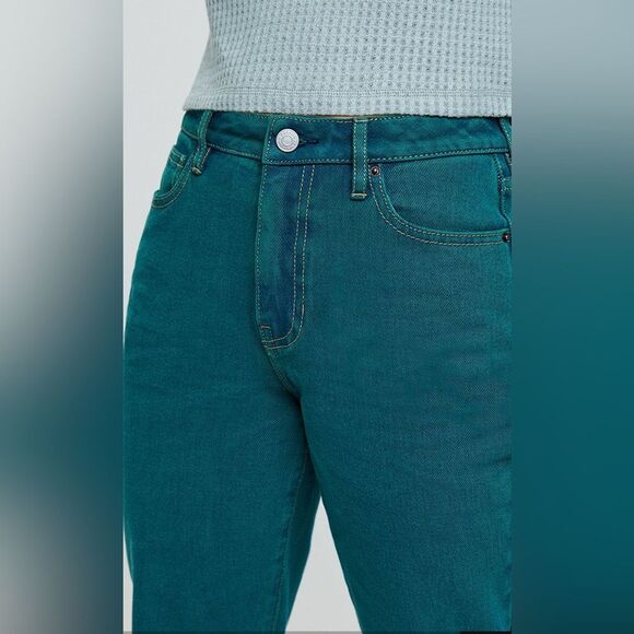 PacSun Blue Marine Mom Jeans 👖 Size 26 - Picture 2 of 12